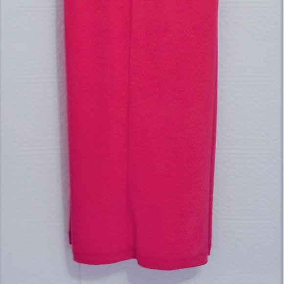 IMAN Fuchsia Palazzo Stretch Sz Large Pant - Picture 4 of 8